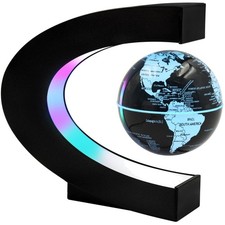 Leuchtende Globus, schwebend, 7 Farblichter, Magnetfeld, Dekoration, Büro