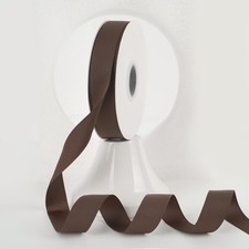 1 Inch Brown Grosgrain Ribbon Hair Ribbons 50 Yards Roll Thick Thin Craft