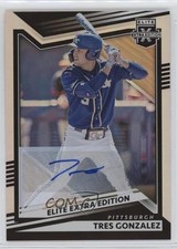 2022 Panini Elite Extra Edition Signatures Tres Gonzalez #140 Auto 3c6