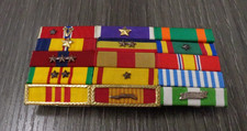 USMC 15 Ribbon Bar - VIETNAM Service -made in USA- used BAR