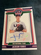2022 Panini USA Baseball Stars & Stripes - 18u National Team Signatures Jackson