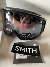 New Smith Drift Winter Goggles Black/ignitor Mirror Fog-X Anti Fog Lens