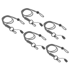 44cm Long Keychain Lanyards, 5 Pcs Keychain Lanyard, Light Grey