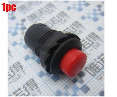 Ac 250V 1.5A DS-428 Push Button Switch Red Cap Self-Locking Mini New Ic ay #pq