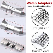 2pcs New Watch Bracelet Curved End Links for Seiko Skx009 Skx007 Jubilee Oyster