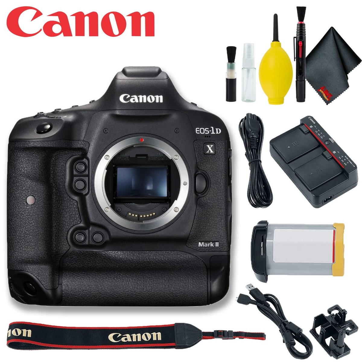Canon EOS-1D X Mark II 20.2MP Digital SLR Camera - Black