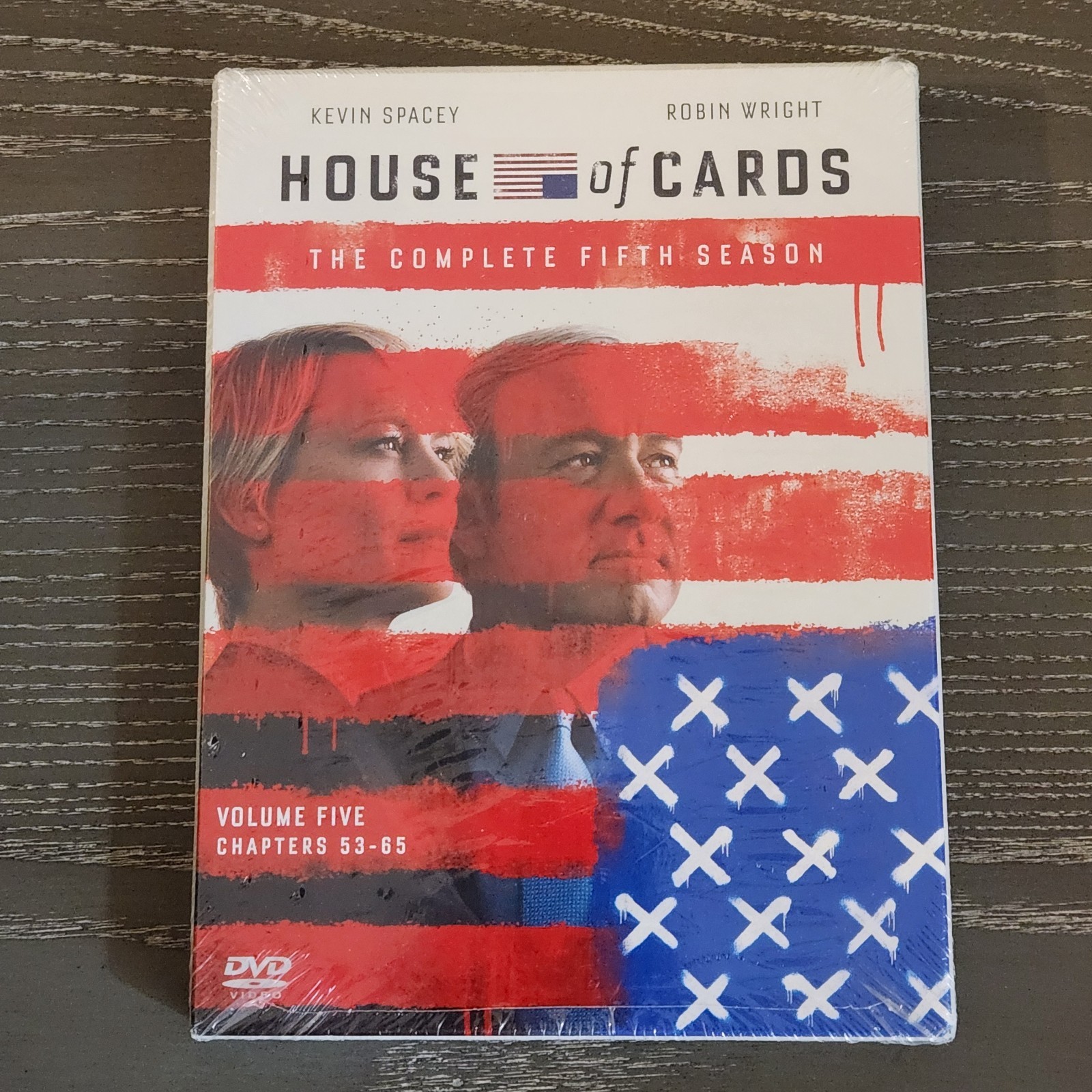 House of Cards Complete Fifth Season (2017) DVD Kevin Spacey Robin Wright NEW