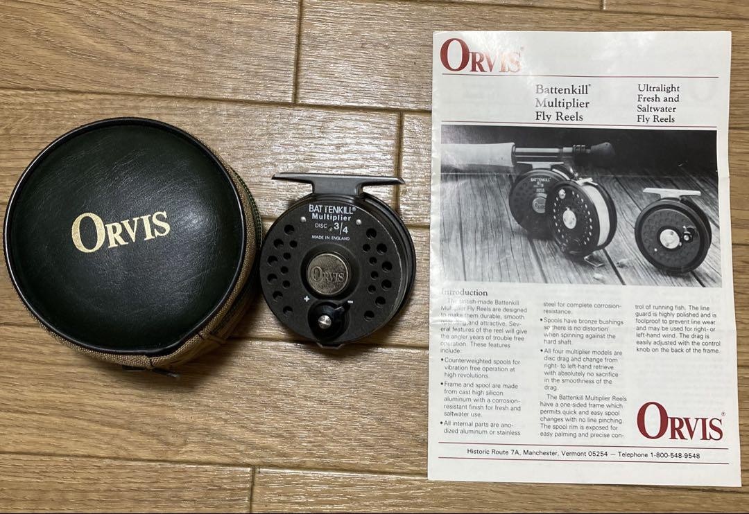 リール Orvis BATTENKILL Multiplier DISC 3/4 Orvis BATTENKILL Multiplier DISC 3/4 Fly Reel Fishing | eBay
