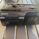 Sony Vintage Retro CFM-10 AM/FM Radio & Cassette Player Recorder Boombox TESTED