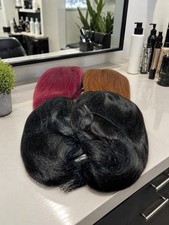 4 Lot of 12" Ladies Fashion Wigs Synthetic - Various Colors - Unbranded - New