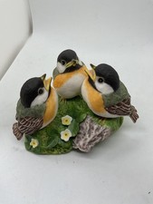 Peter Barrett’s  Set Of Three Franklin Mint Porcelain Bird Figurines