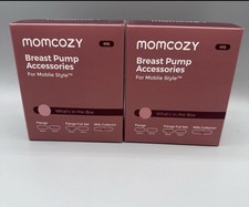 2 Momcozy M6 Breast Pump Accessories Full Set Flange And Milk Collectors SEALED