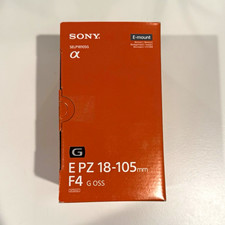 Sony G E-mount PZ 18-105mm f/4 OSS Zoom Lens SELP18105G 72mm Filter