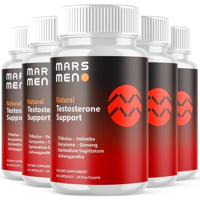 5 Packs Mars Men suitable for Men Advanced Max Formula Vitamin 300 Supplement Ca