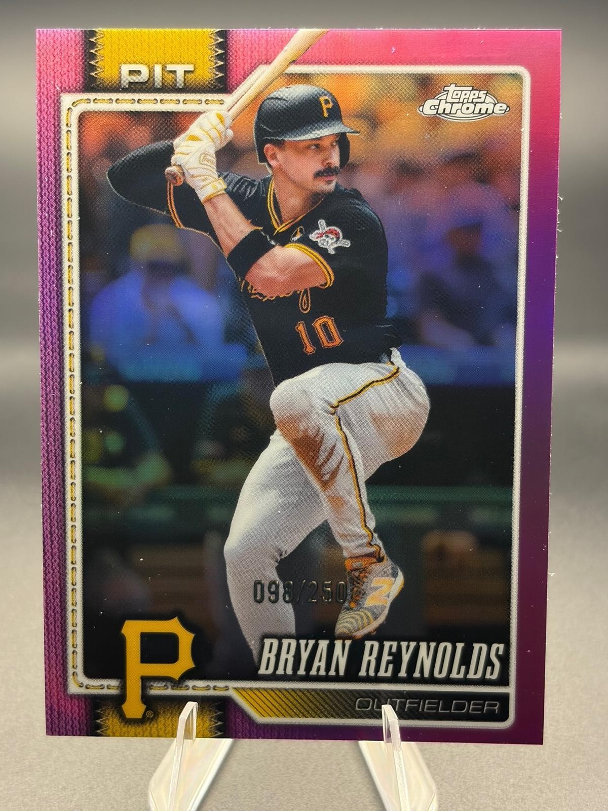 2026 Topps #697 Bryan Reynolds Purple Rainbow Foil #/250