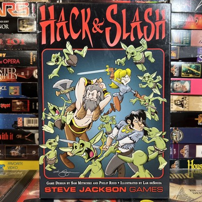 Hack & Slash by Steve Jackson Games 2021 First Edition Complete Tabletop Game