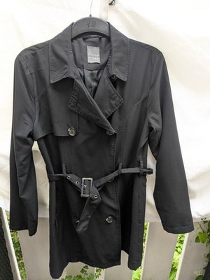 Schwarzer Trenchcoat, Gr. 40 wie 36/38, super Ware, optimal Frühjahr, Herbst