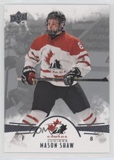 2016 Upper Deck Team Canada Juniors Men's Team Mason Shaw #78 0d7y