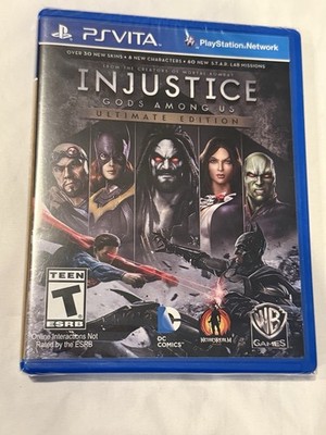 PS Vita Injustice Gods Among Us Ultimate Edition PlayStation Vita New Sealed