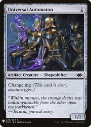 Universal Automaton (MH1) #235 The List Reprints