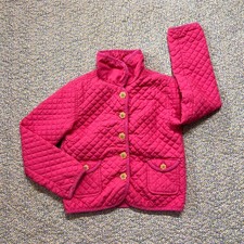 GYMBOREE QUILTED PINK GIRLS COAT SIZE 7/8