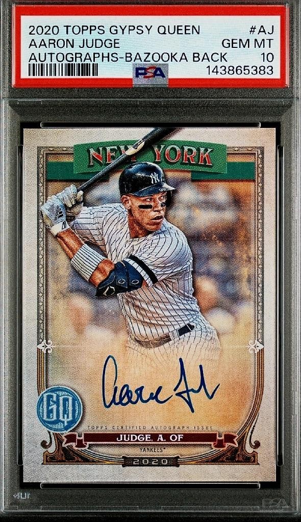 8 Great Aaron Judge Rookie Cards and 99 Most Watched Auctions