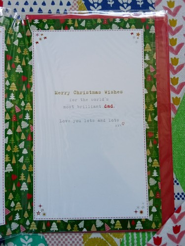 Dad Christmas Card Choice of 38 Designs Daddy Father xmas Seasonal Love Greeting - Picture 16 of 97