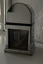 Leopold Vienna Ice Crusher Chrom mit Kurbel Eis Zerkleinerer