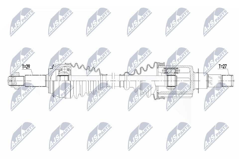 NPW-RE-130 NTY Drive Shaft for RENAULT - Image 5