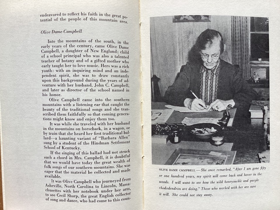 1966 The First 40 Years John C Campbell Folk School NC Brasstown