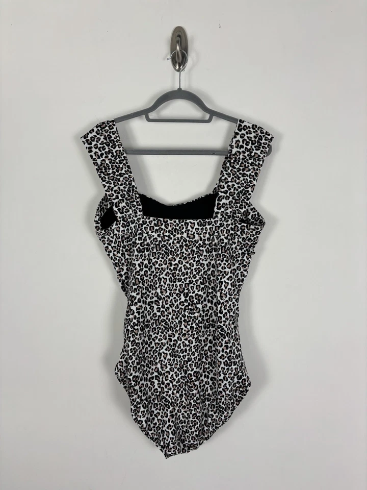 Traje de baño de una pieza Albion Fit the Savannah talla XL marrón negro leopardo Foto 3 de 4