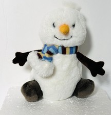 Aurora Snowman Plush Wren Carrot Nose Stripe Scarf Stuffed Toy 9 2023