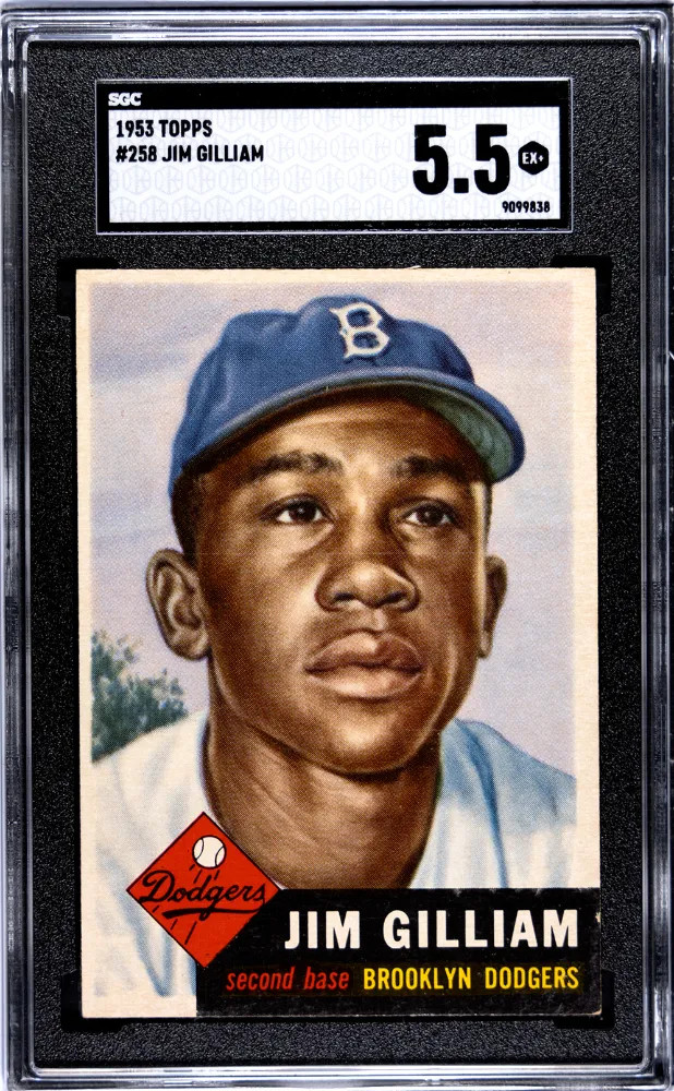 1953 Topps Jim Gilliam #258 SGC 5.5