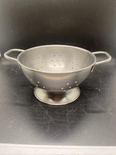 Vintage  Progressive Stainless Steel 6” Colander Strainer (bin 4)