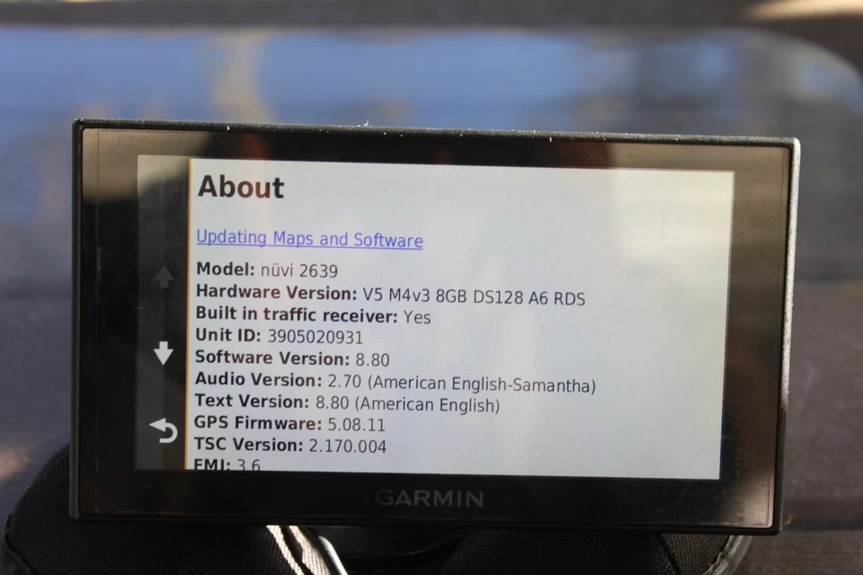 Garmin nüvi 2639 LMT GPS Navigator, w/MiniSD card and Accessories TESTED - Image 3 of 4