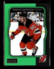 2017-18 O-Pee-Chee Platinum #R-32 Marcus Johansson Retro-Green-Rainbow #/49