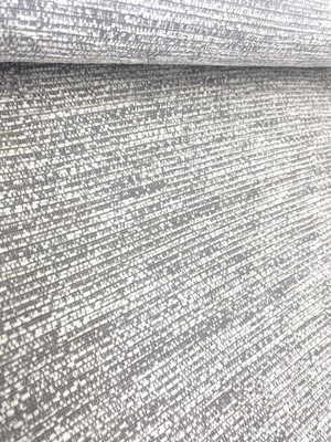2,6 Meter Silber Chenille Polsterstoff PORTOFREI