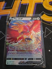 Pokemon Ho-Oh V 140/195 Silver Tempest Ultra Rare Holo NM