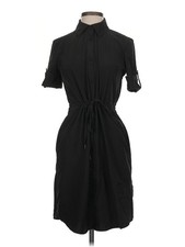 Halston Women Black Casual Dress XS