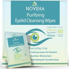 Eyelid & Lash Wipes | For Itchy, Dry Eyes, Styes & Blepharitis | lid and lash...