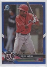 2018 Bowman Chrome Prospects Blue Refractor /150 Yasel Antuna #BCP173 0zg4