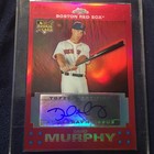 David Murphy 2007 Topps Chrome #334 RED Refractor Auto Rookie RC SSP /25 RARE