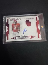 2022 Flawless Perrion Winfrey Team Logo Signatures /20 Red