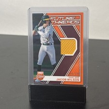 2023 Panini Elite Extra Edition JACOB WILSON FUTURE Threads Orange /199