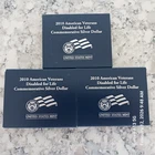 (3) American Veterans Disabled For Life Silver Dollars/2.320 troy ounces silver