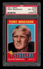 1971 Topps Set-Break #156 Terry Bradshaw PSA 8 NM-MT (OC)
