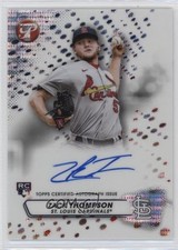 2023 Topps Pristine Pulsar Refractor 37/99 Zack Thompson #PA-ZT Auto nd3
