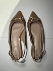 Giani Bennini Slingback Flats Brown Patent Pointed Toe Size 8 NEW — photo 3