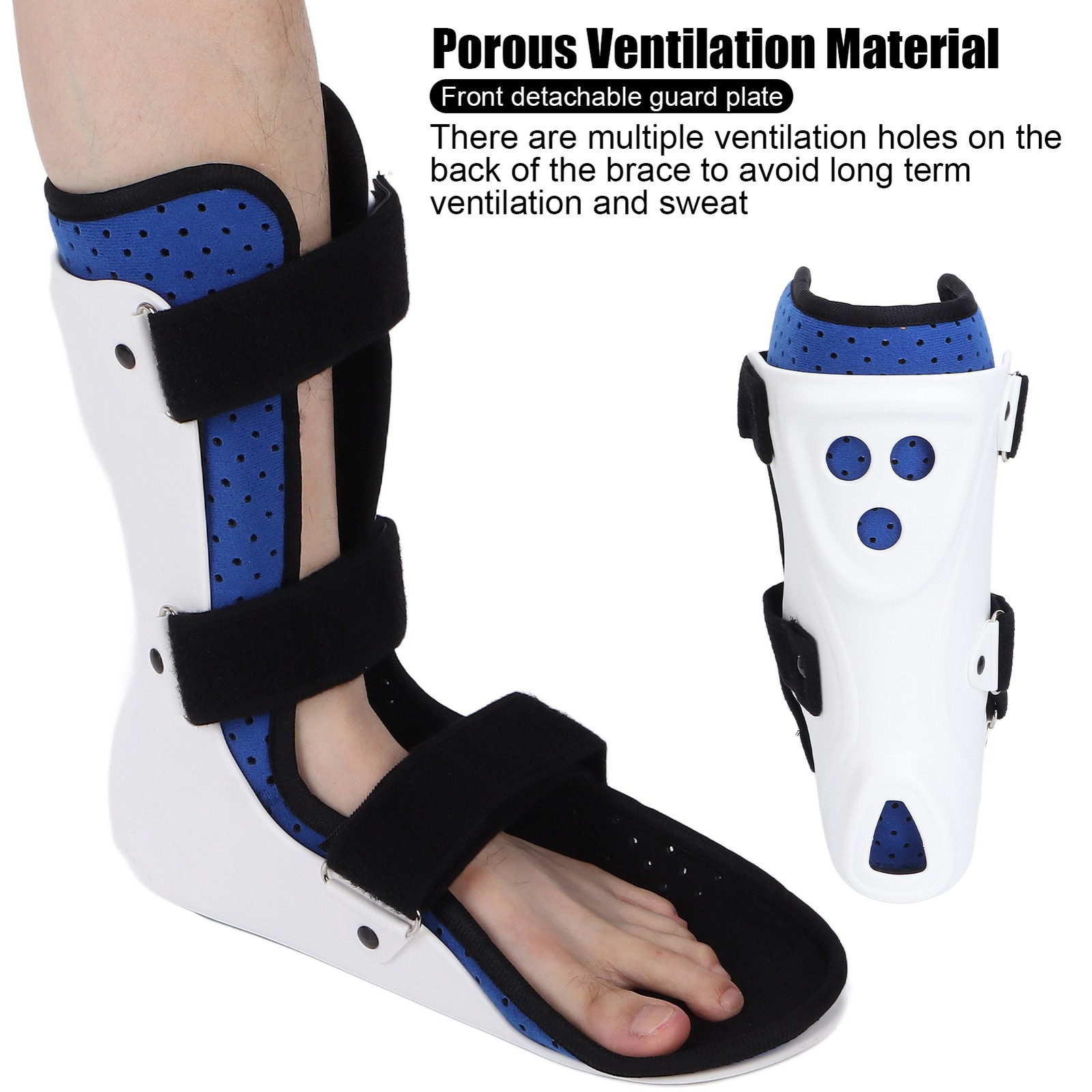 Ankle Foot Orthosis Support Drop Brace Padded Drop Foot Brace For Foot Drop.