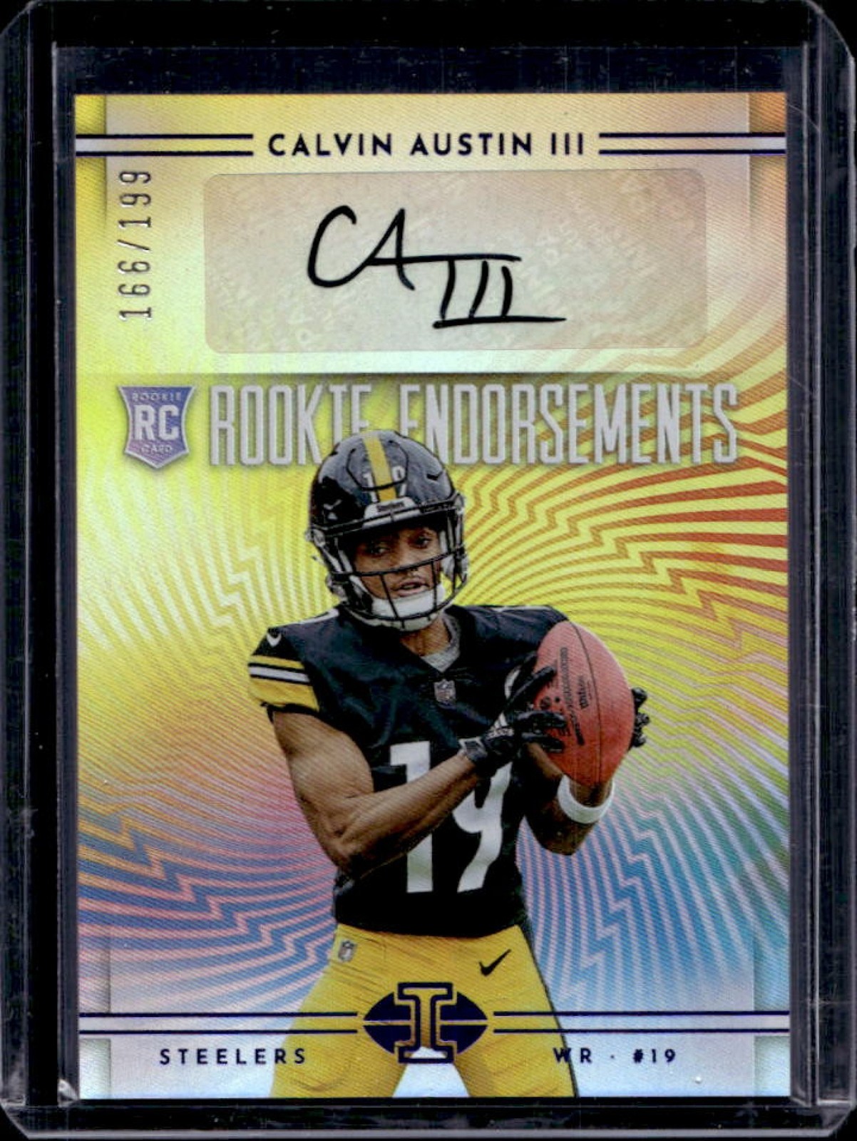 Calvin Austin Panini Illusions Rookie Endorsements Autographs #RECA Base